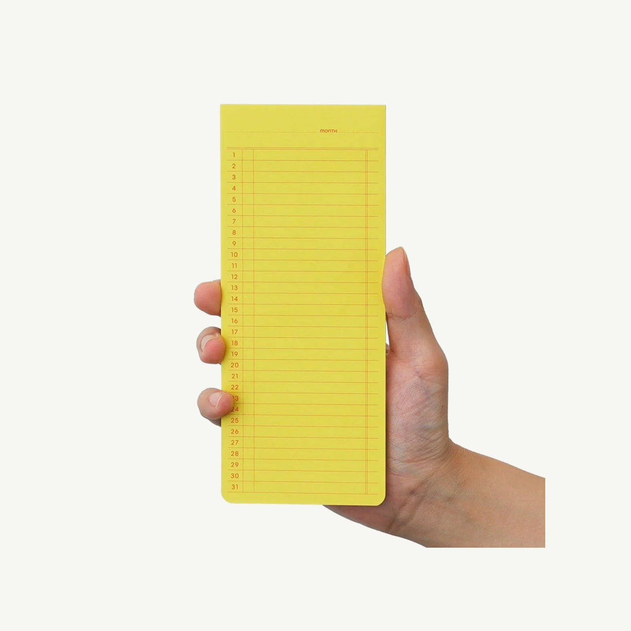 Sticky Memo Pad/ Monthly