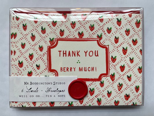 Thank You Berry Much Notecard Set