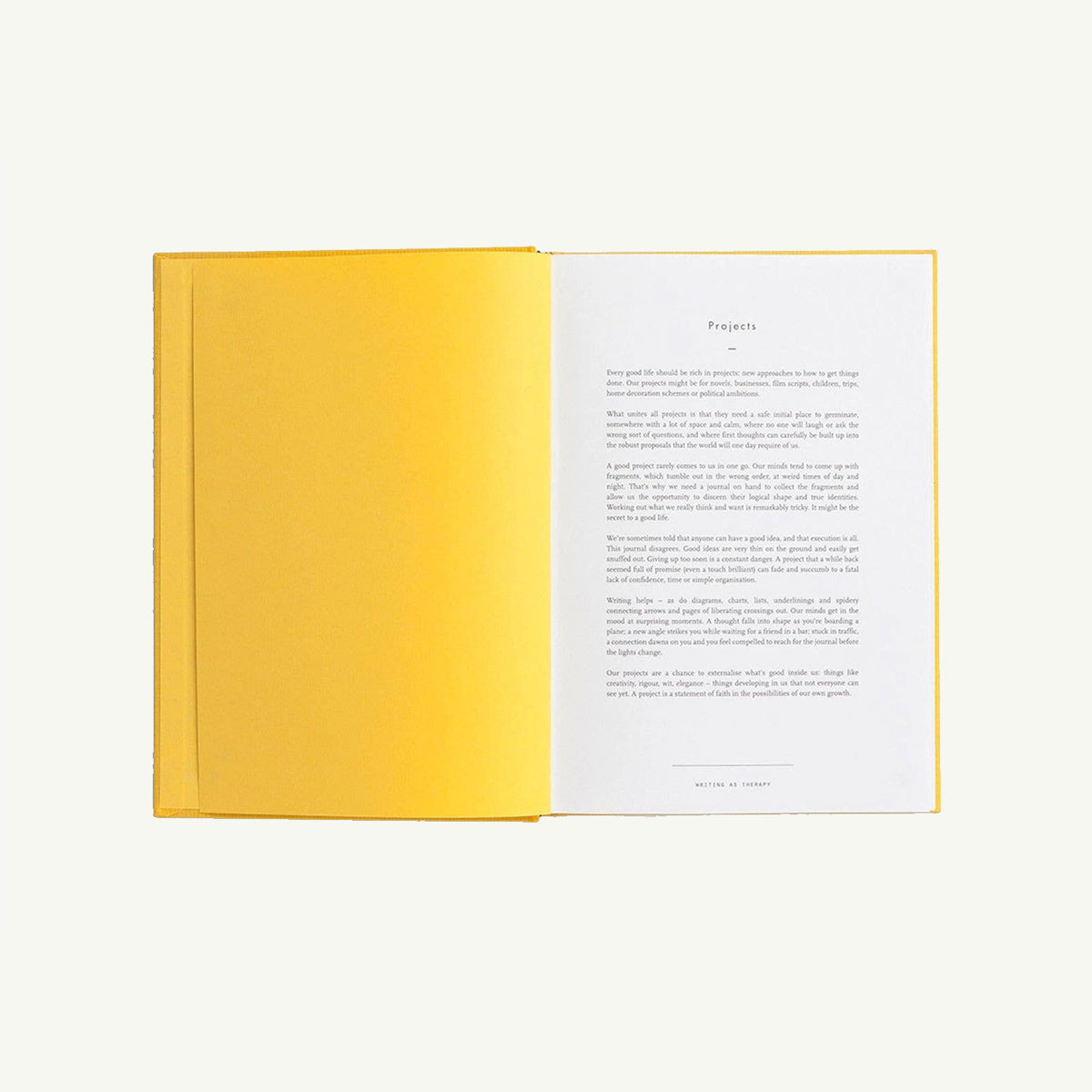 Writing as Therapy Journal - Projects