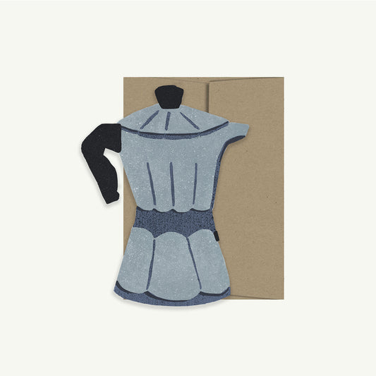 Espresso  Die Cut Card