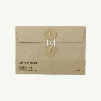Medium Brown Envelope with String