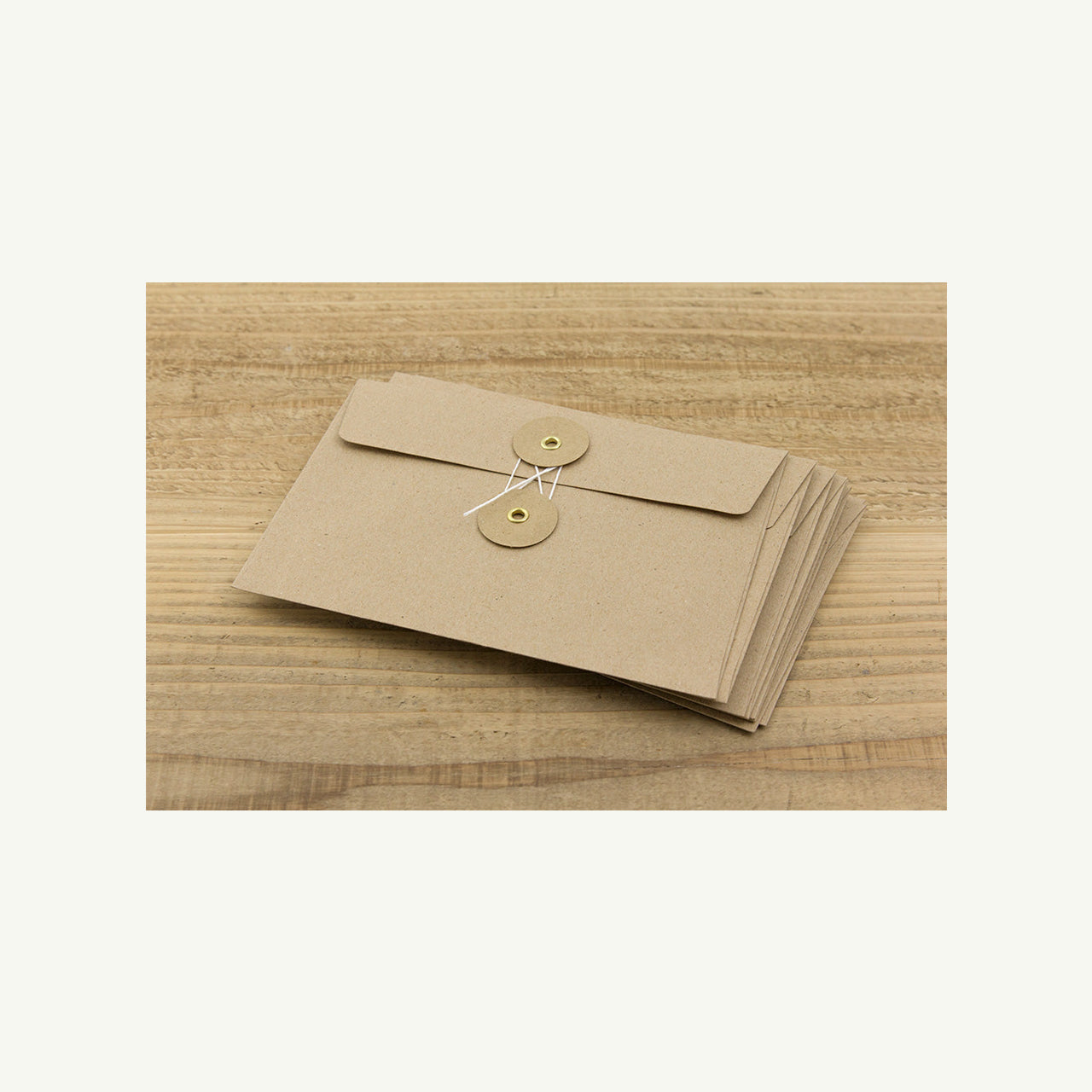 Medium Brown Envelope with String
