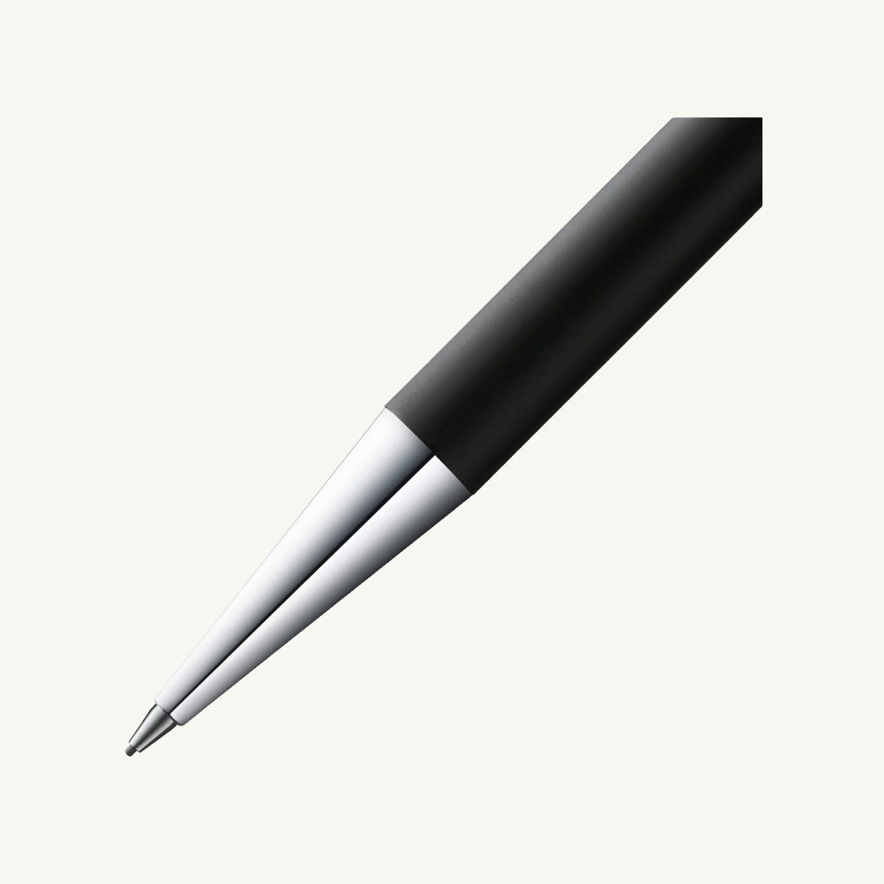 Lamy Scala Mechanical Pencil tip, black matte, shown close-up on a white background.