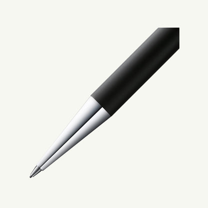 Lamy Scala Mechanical Pencil tip, black matte, shown close-up on a white background.