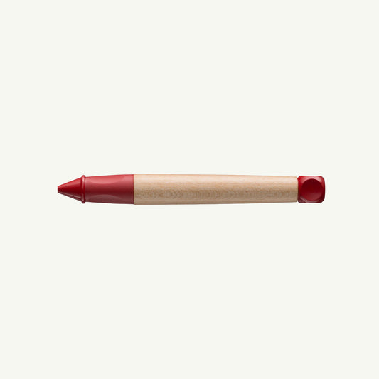 Lamy ABC Mechanical Pencil, red tip, ergonomic design on plain white background.