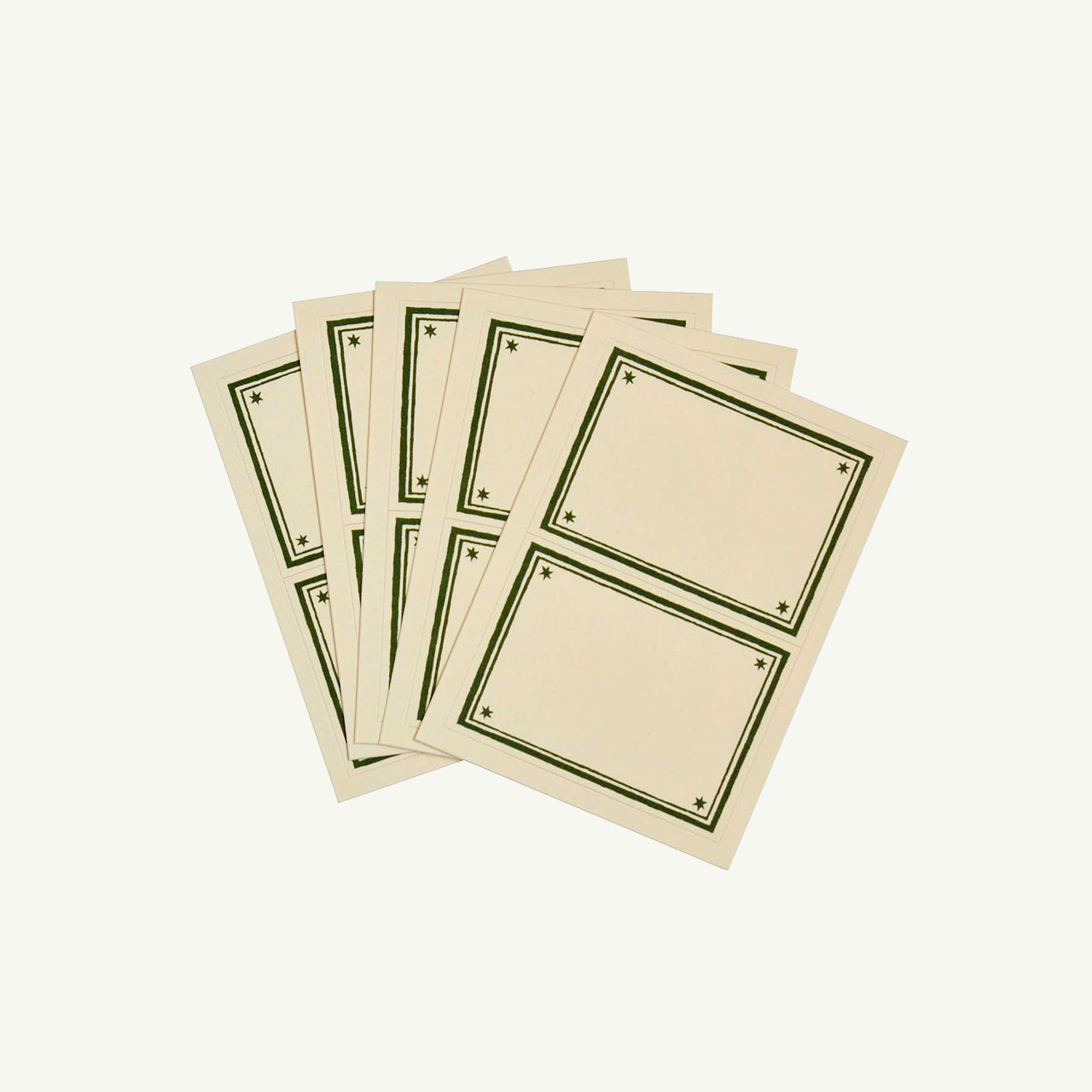 Large Self-Adhesive Labels - Pea Green