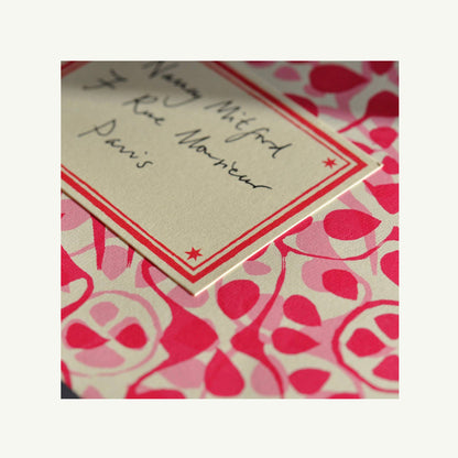 Large Self-Adhesive Labels - Bright Pink