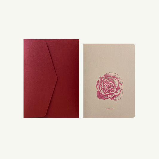 Camellia Folded Card