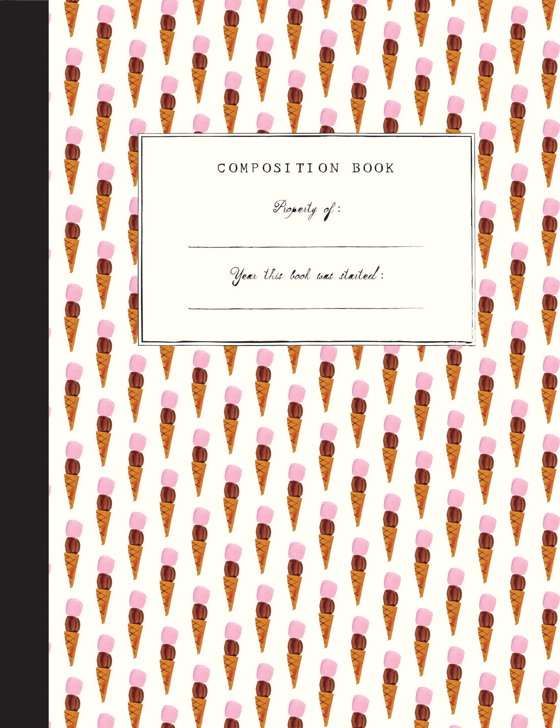 Ice Cream Scoops Composition Book Mr. Boddington's Studio