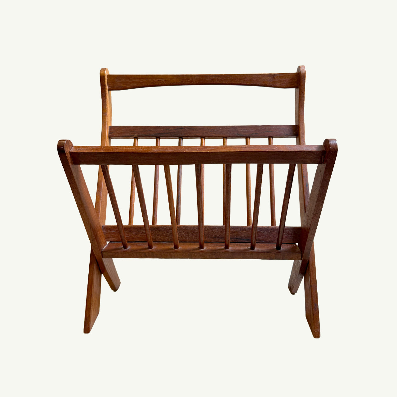 Vintage 1960s Folding Magazine Rack