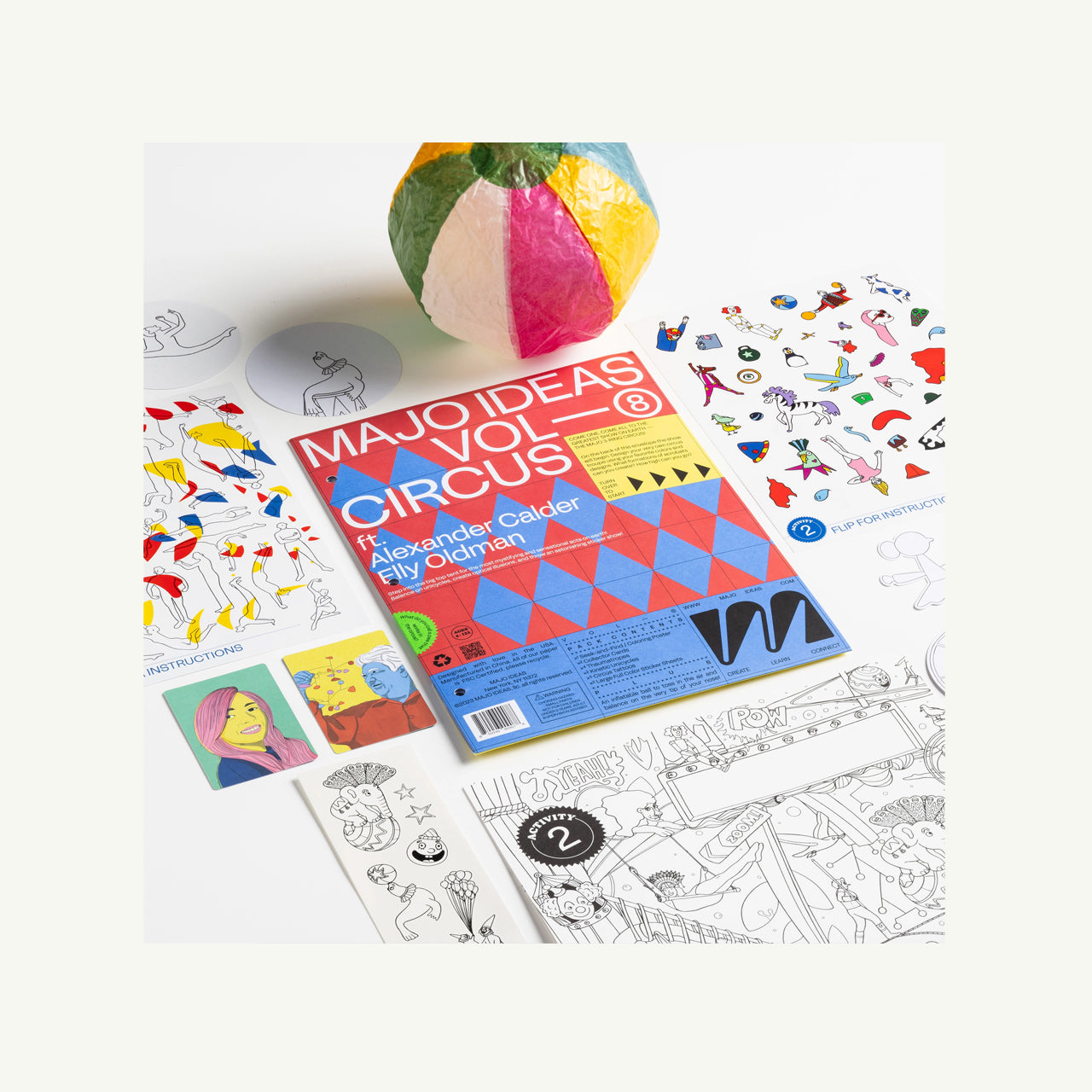 VOL ⑧ — CIRCUS Sticker Based Art Pack