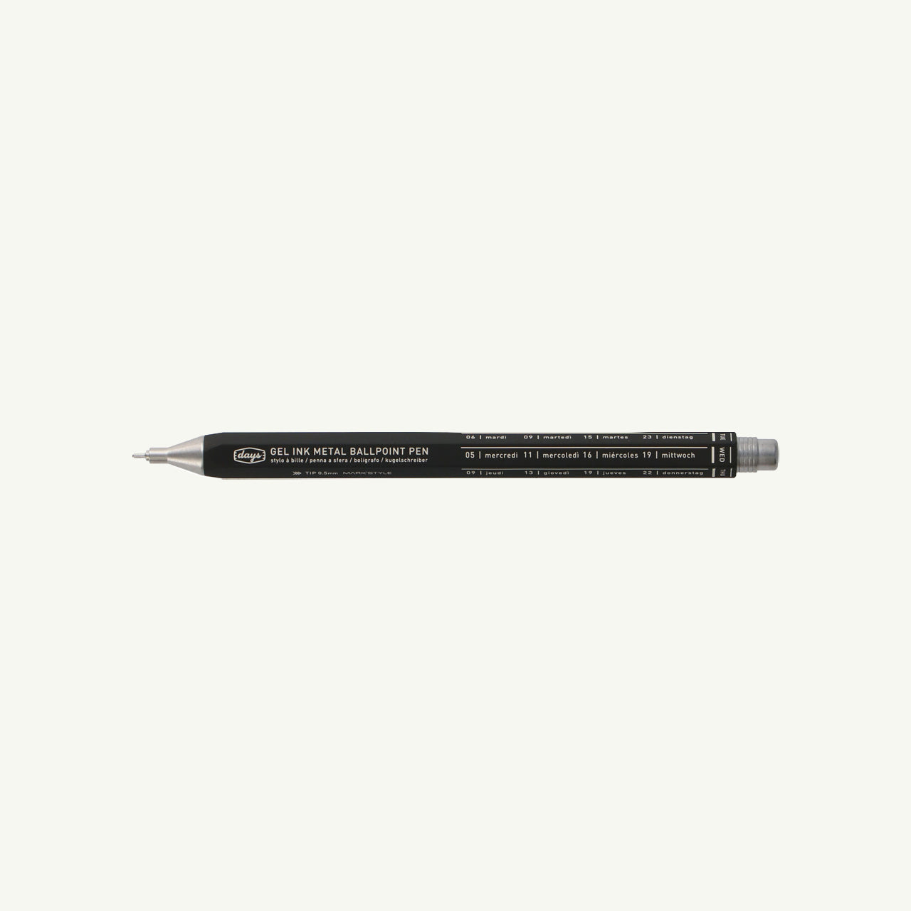 Days Alluminum Gel Ballpoint Pen Marks