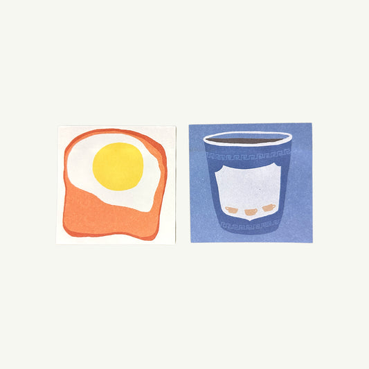 Egg + Brew Sticky Note