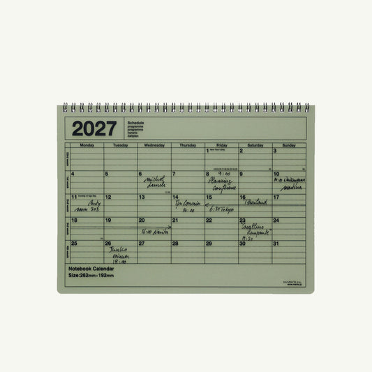 Monthly Planner 2027 –  B5