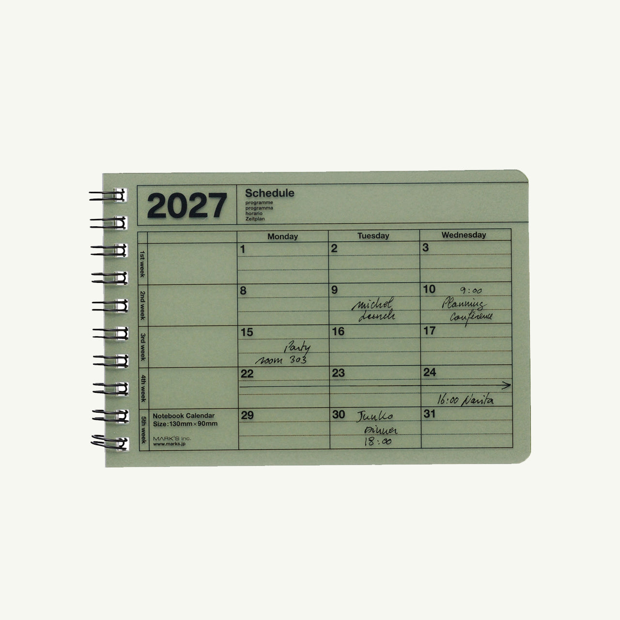 Monthly Planner 2027 –  B7