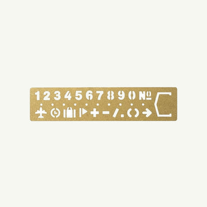 Brass Template Bookmark
