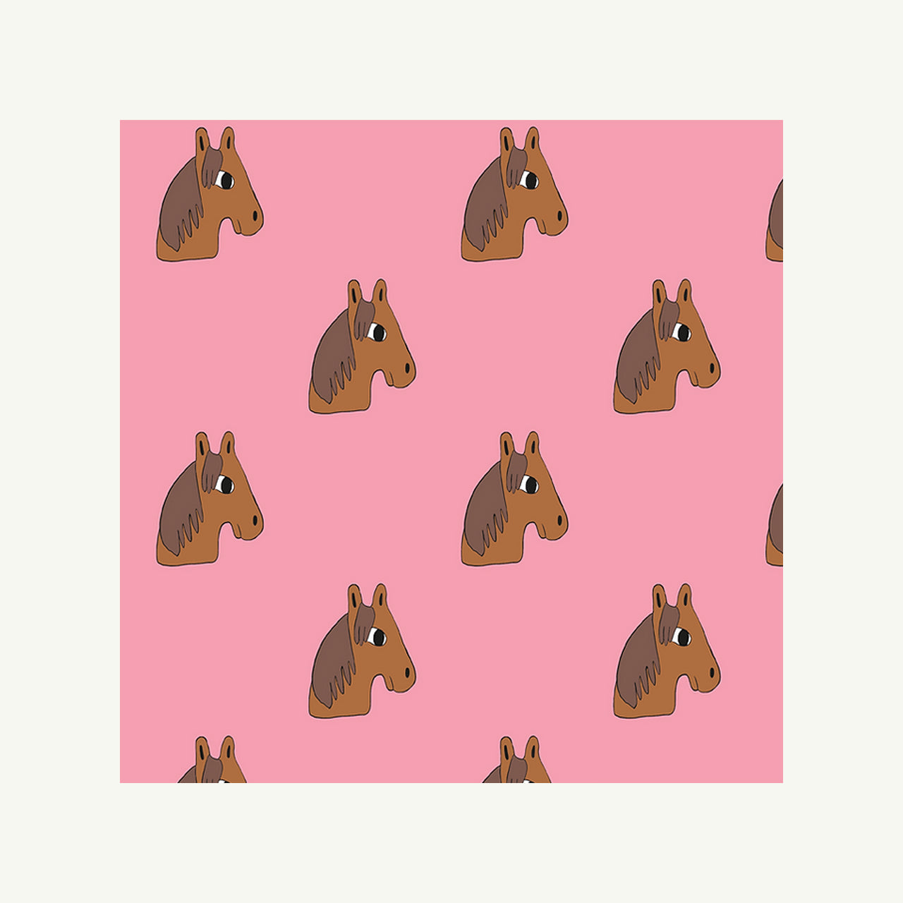 Charlotte Janvier Gift Wrap - Horses