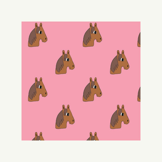 Charlotte Janvier Gift Wrap - Horses