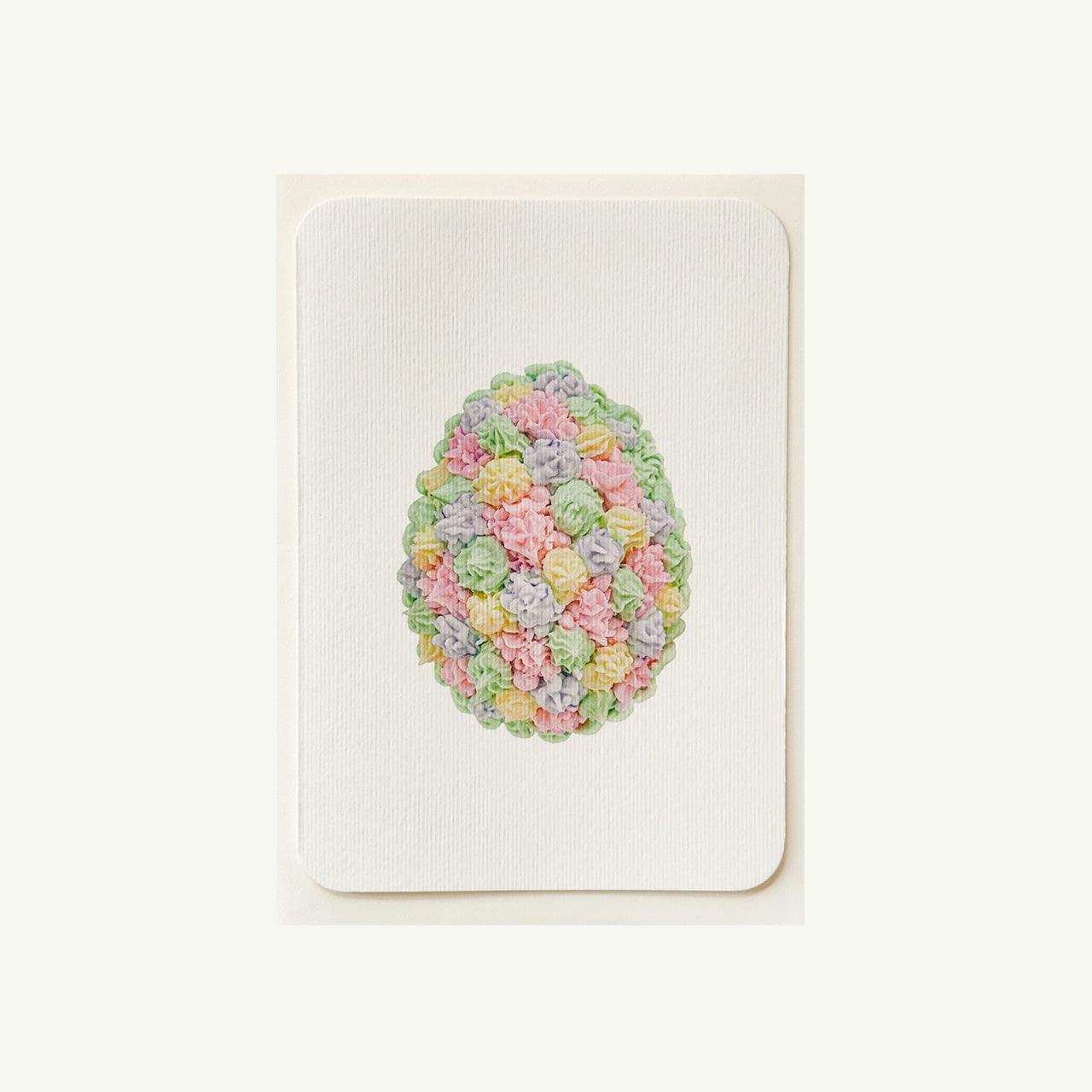 Royal Icing Egg Greeting Card