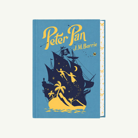 Hachette Book Group’s Peter Pan: blue unabridged edition with silhouette illustrations.