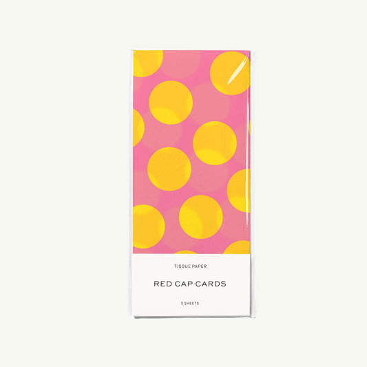 Pink and Yellow Dots Tissue Paper