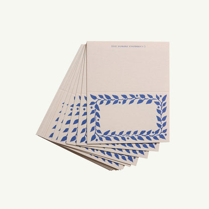 Pack of Twelve Scumble Blue Place Cards