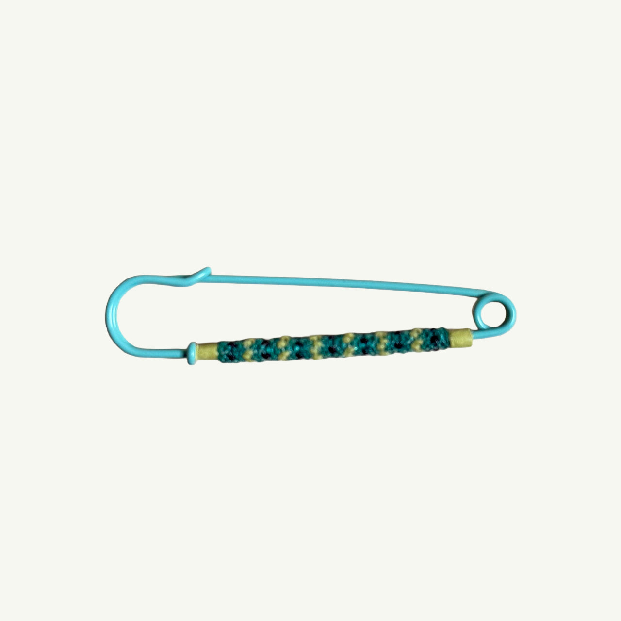 Enamel Beaded Safety Pin