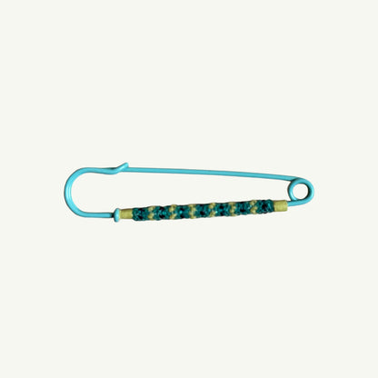 Enamel Beaded Safety Pin