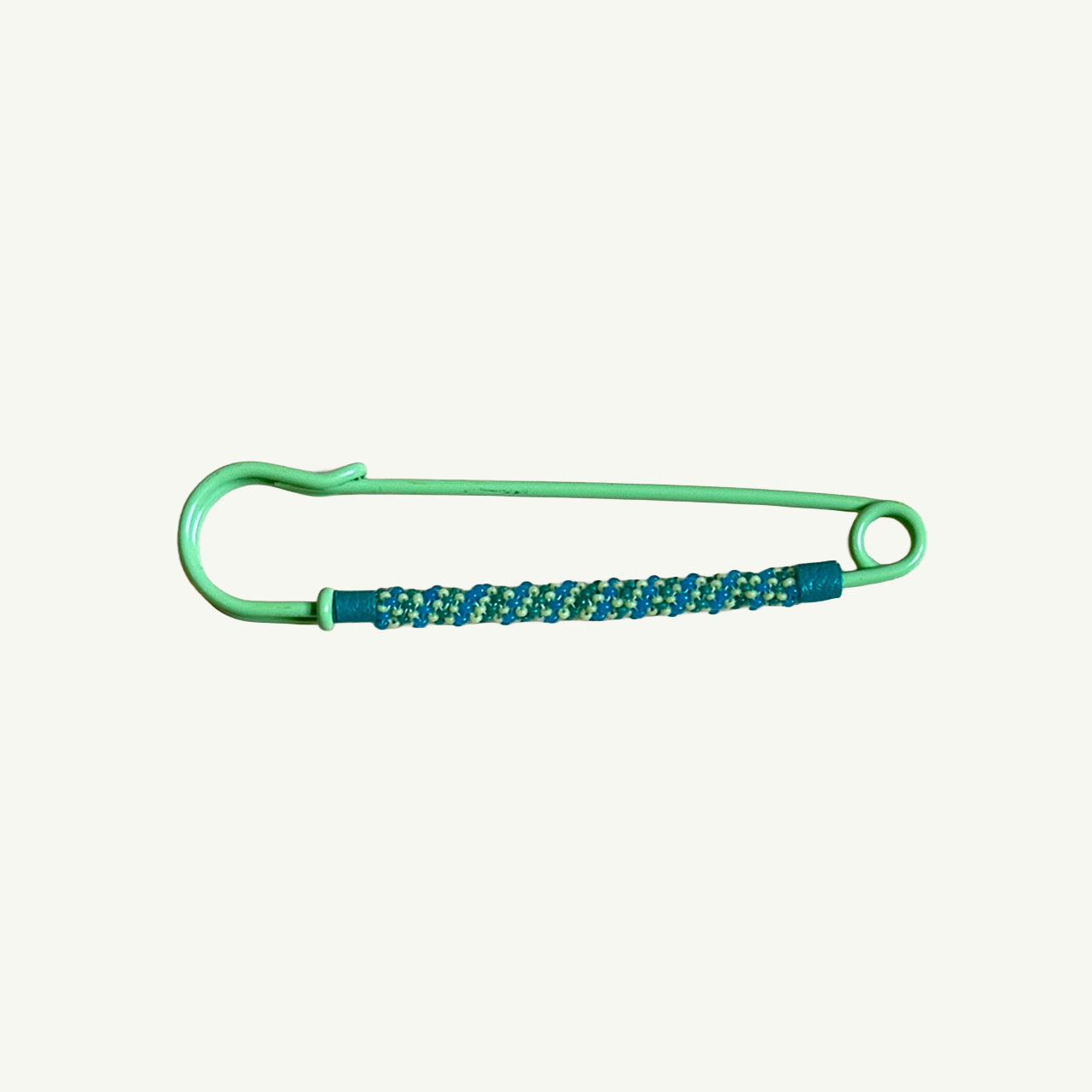 Enamel Beaded Safety Pin
