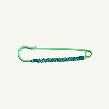 Enamel Beaded Safety Pin