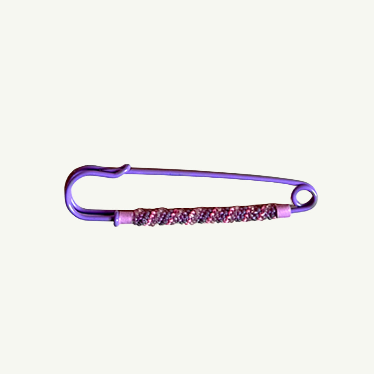 Enamel Beaded Safety Pin