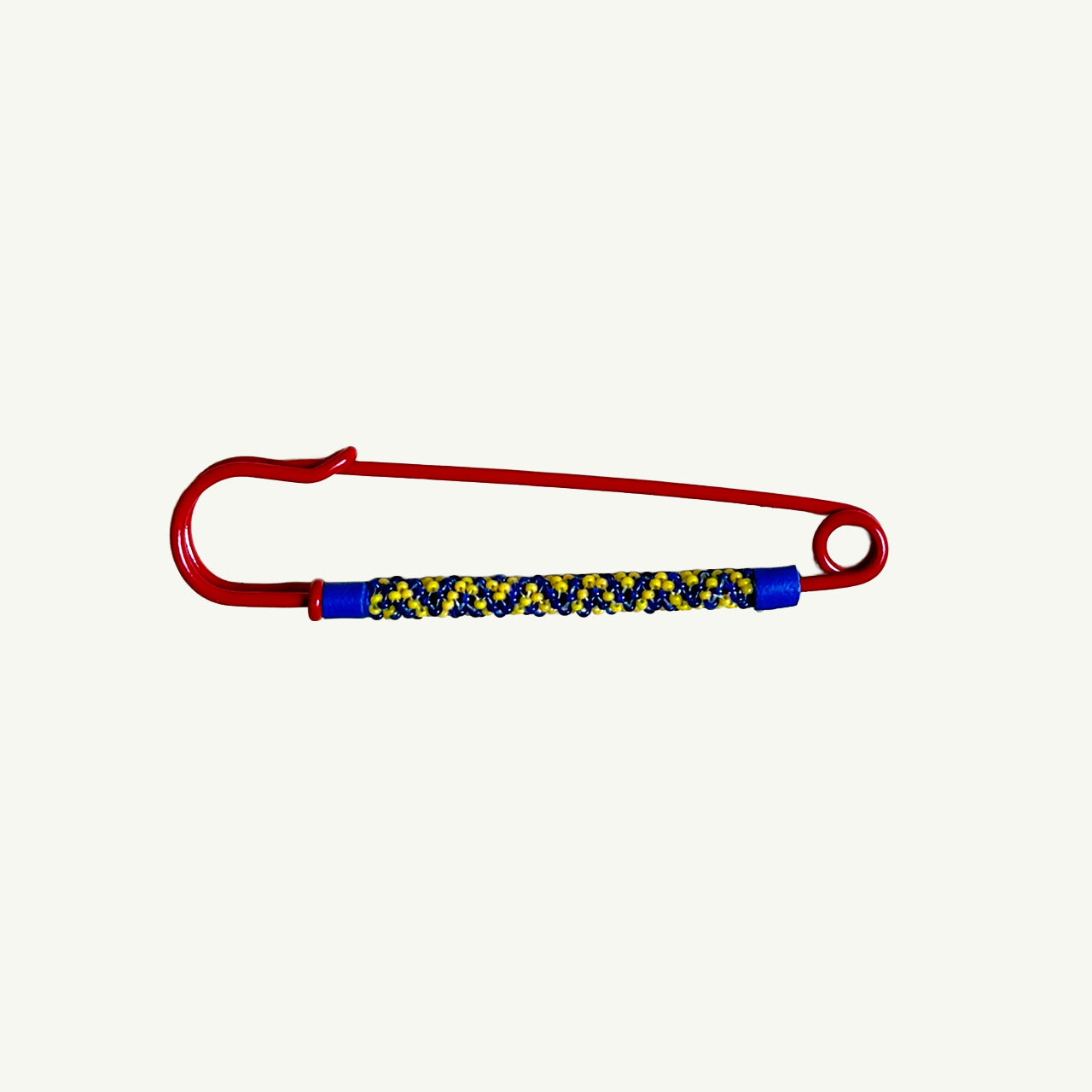 Enamel Beaded Safety Pin