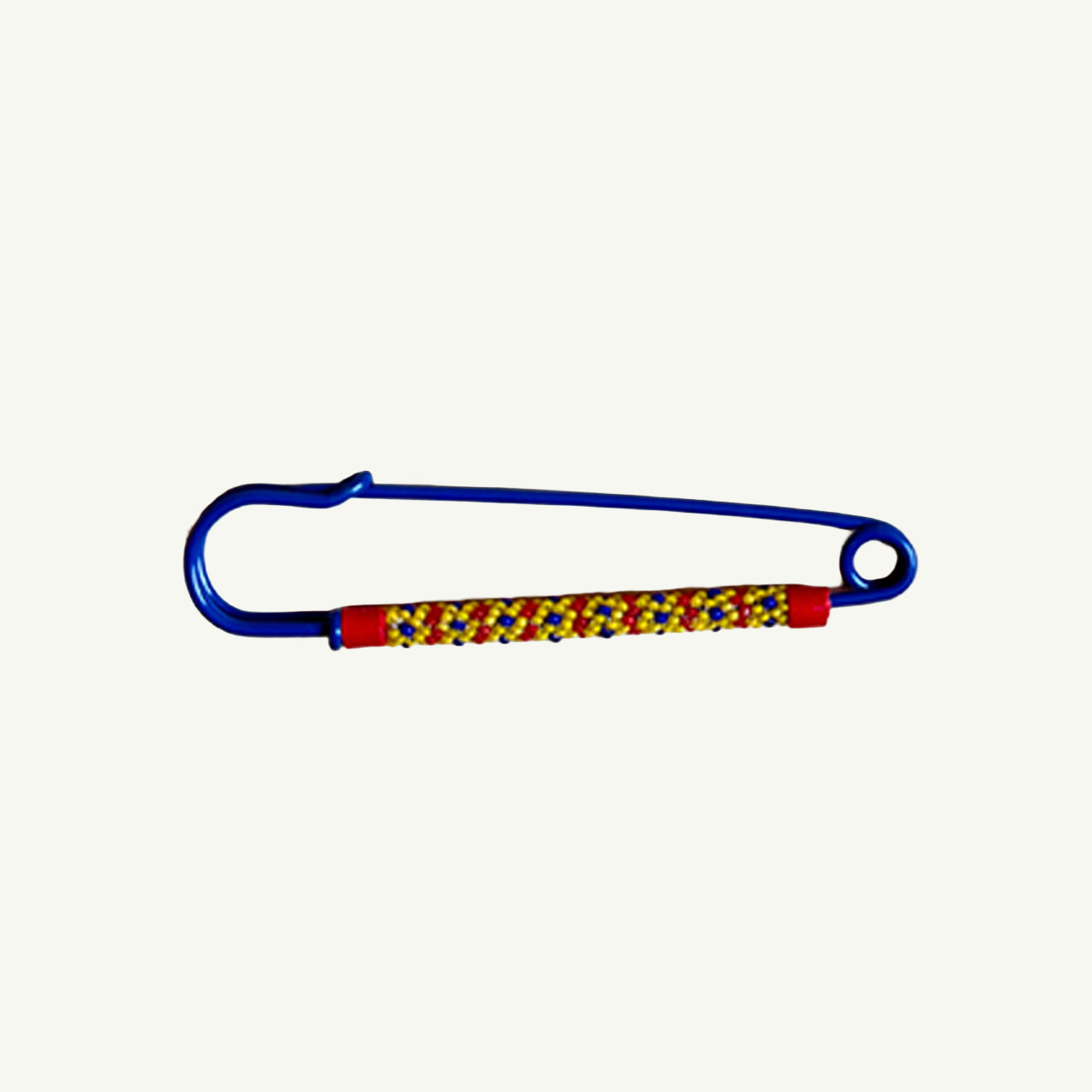 Enamel Beaded Safety Pin