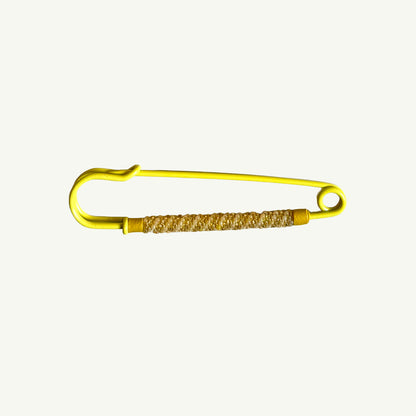 Enamel Beaded Safety Pin