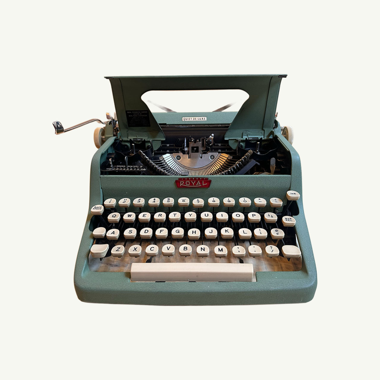Royal Quiet De Luxe Typewriter - Teal