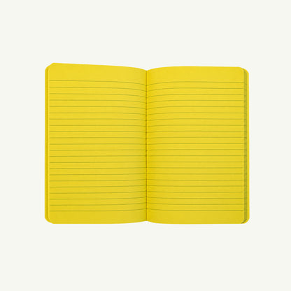 Set of 3 yellow notebooks by Mr. Boddington’s Studio—great decor or stationery accessory.