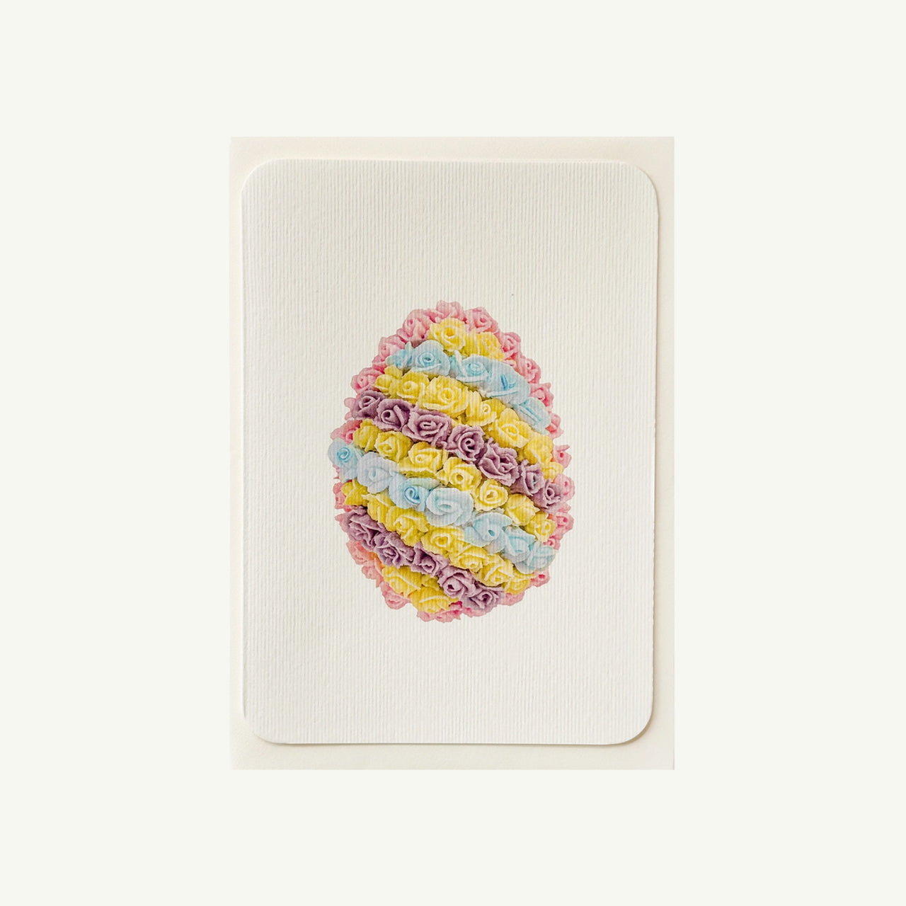 Royal Icing Egg Greeting Card