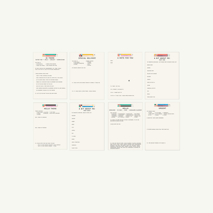 NEWLY IMAGINED Grandparent Pen Pal Kit