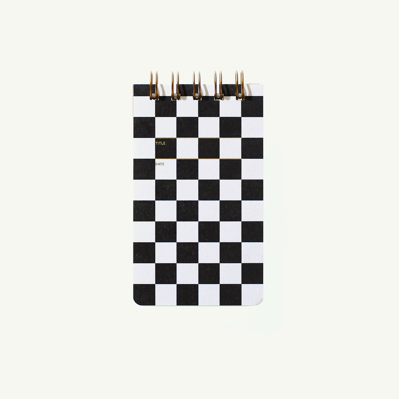 Checker Black Reporter Notebook