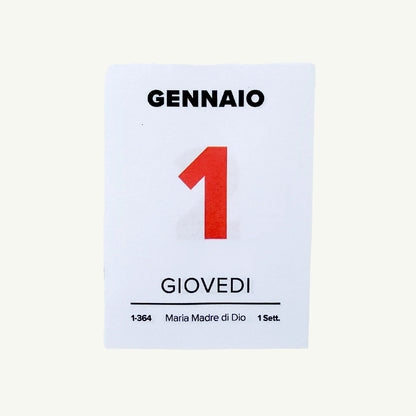Italian Desk Calendar 2026