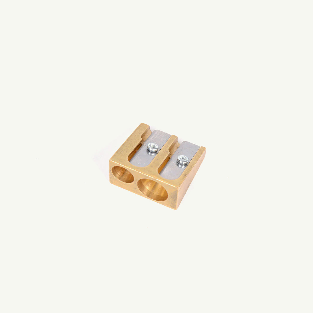 Double Wedge Brass Sharpener