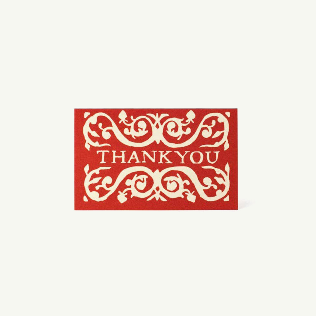 Pack of Arabesque Thank You Gift Cards Red