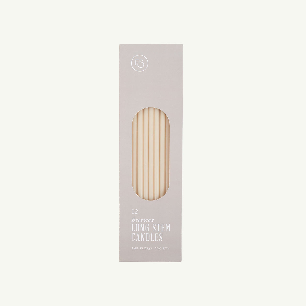 Beeswax Dipped Long Stem Candles - 13.5"
