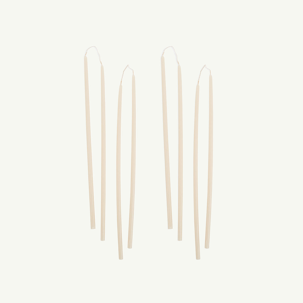 Beeswax Dipped Long Stem Candles - 13.5"