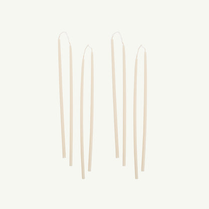 Beeswax Dipped Long Stem Candles - 13.5"