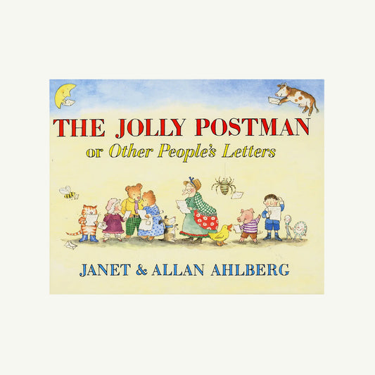 The Jolly Postman by Hachette Book Group: kids’ fairy tale letters with illustrated covers.