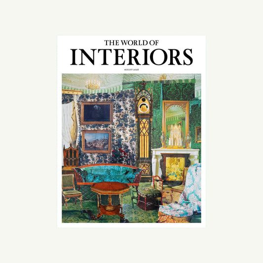 The World of Interiors by NJ Penn Logistics features green Victorian décor for inspiration.