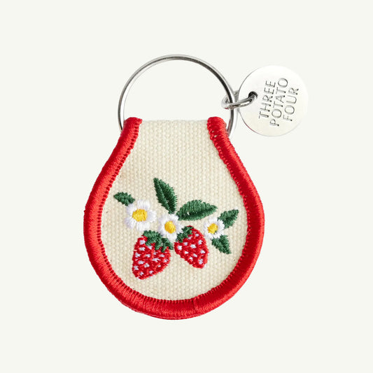 Strawberry Blossom Keychain