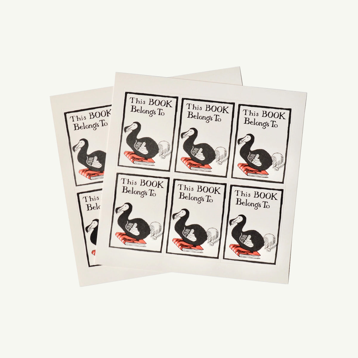 Twelve Bookplates Dodo Bird