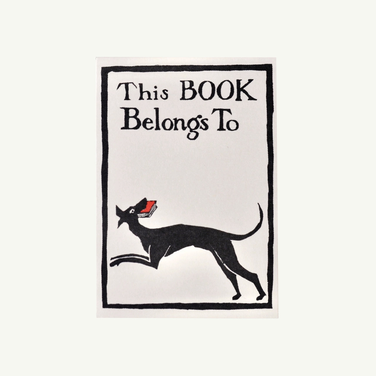 Twelve Bookplates Dog